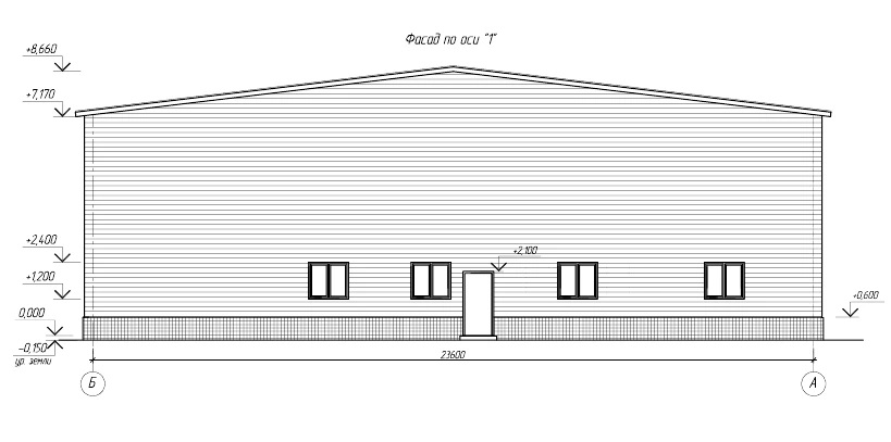 Проект гаража со встроенными помещениями